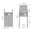 Komplet automatického otevírání a zavírání kurníku JOSTechnik HK-Bat 30x45 R